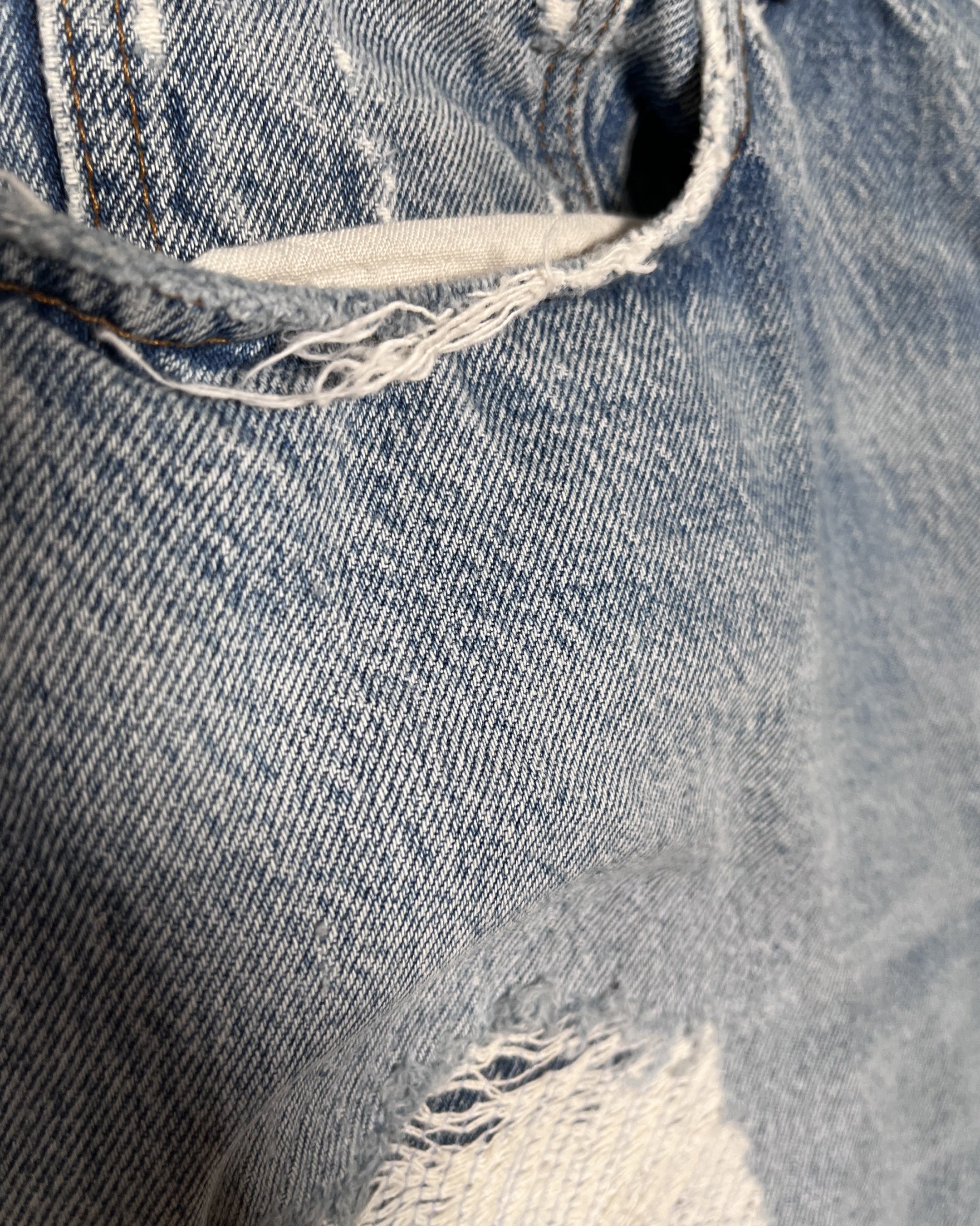 Vintage Levi's 501, Heavily Repaired