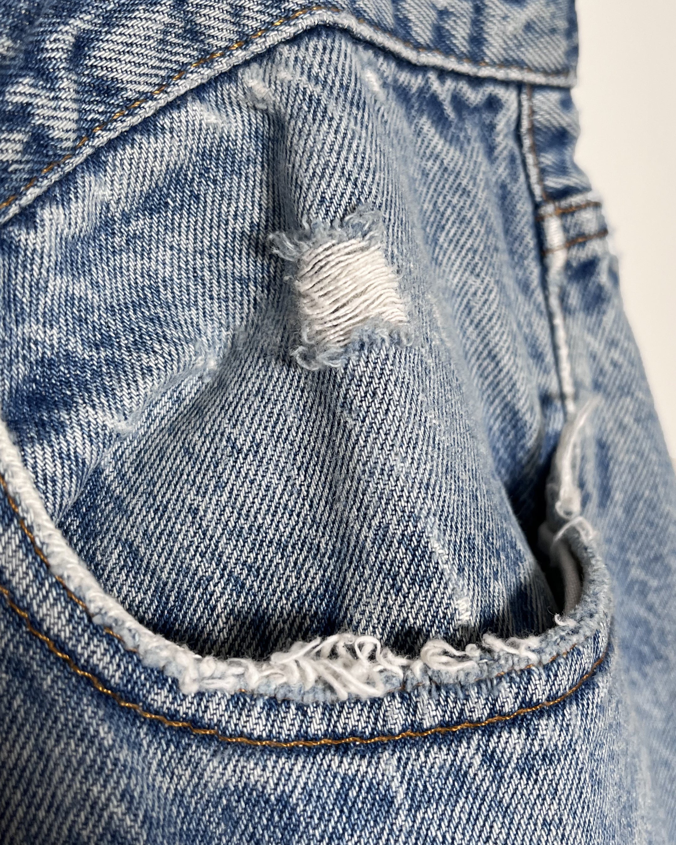 Vintage Levi's 501, Heavily Repaired