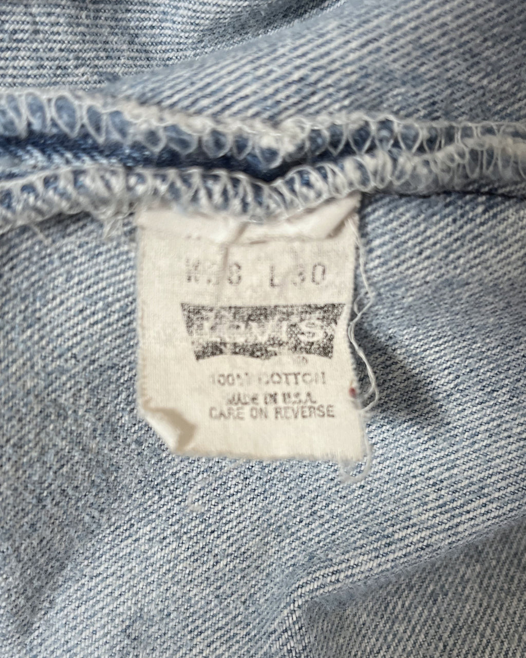 Vintage Levi's 501, Heavily Repaired