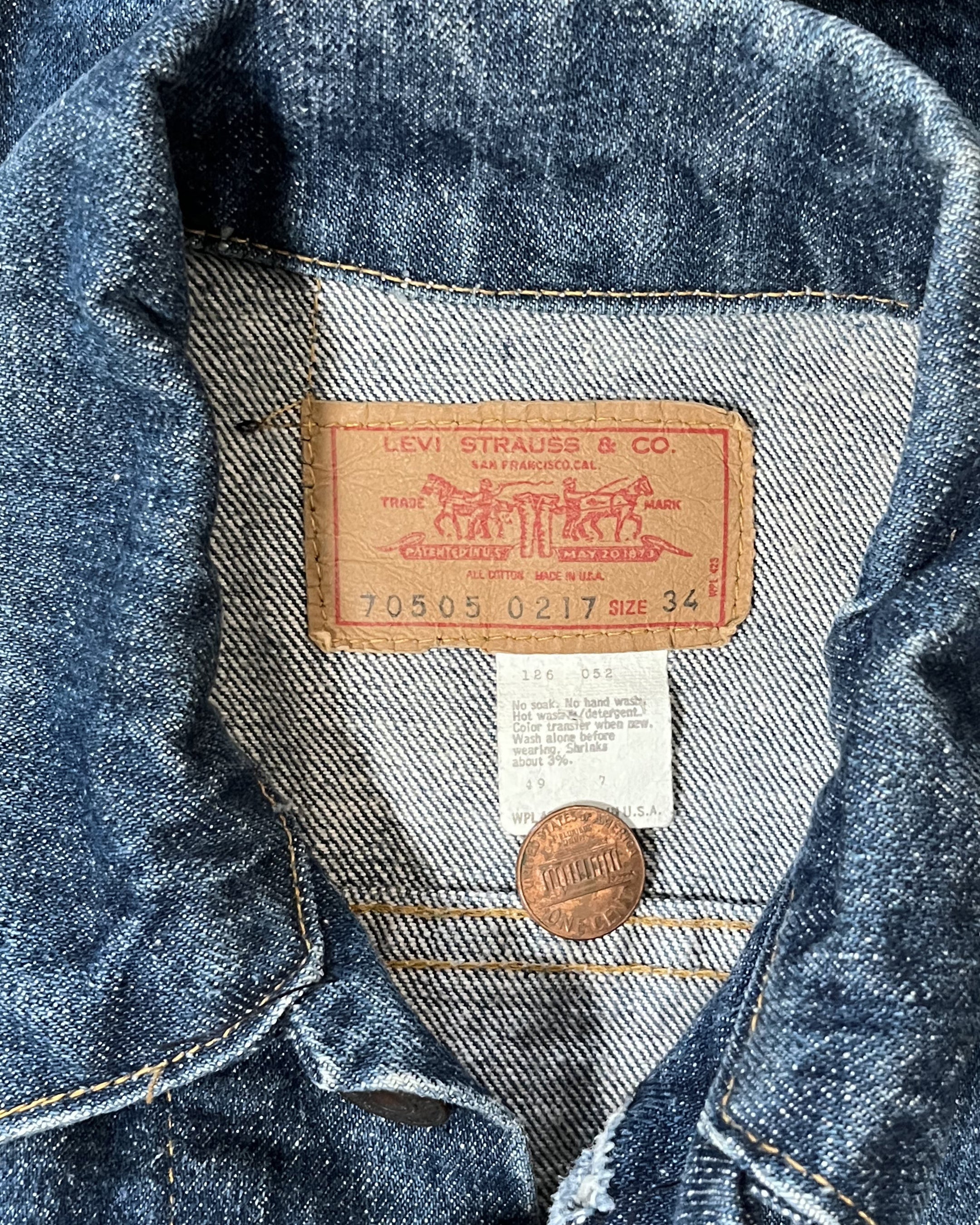 1970s Levi's Type 3