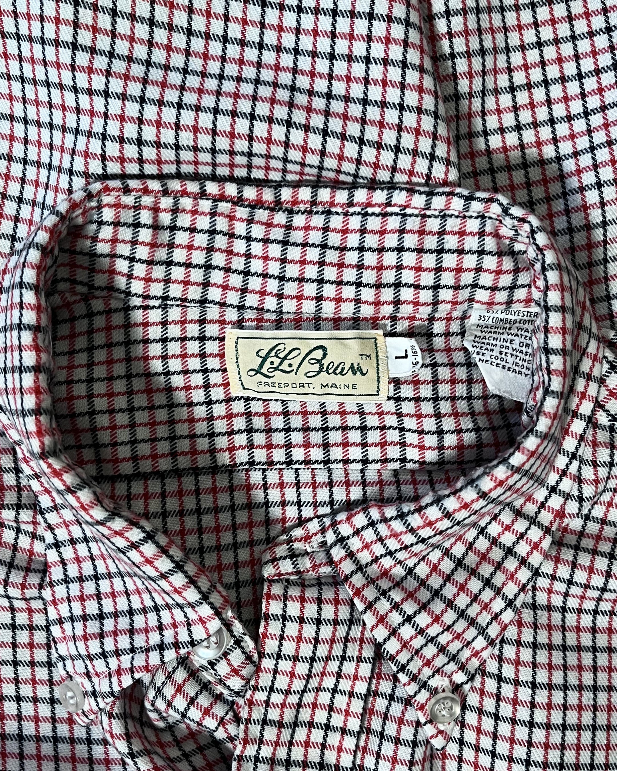 L.L. Bean Tattersall Shirt - Large