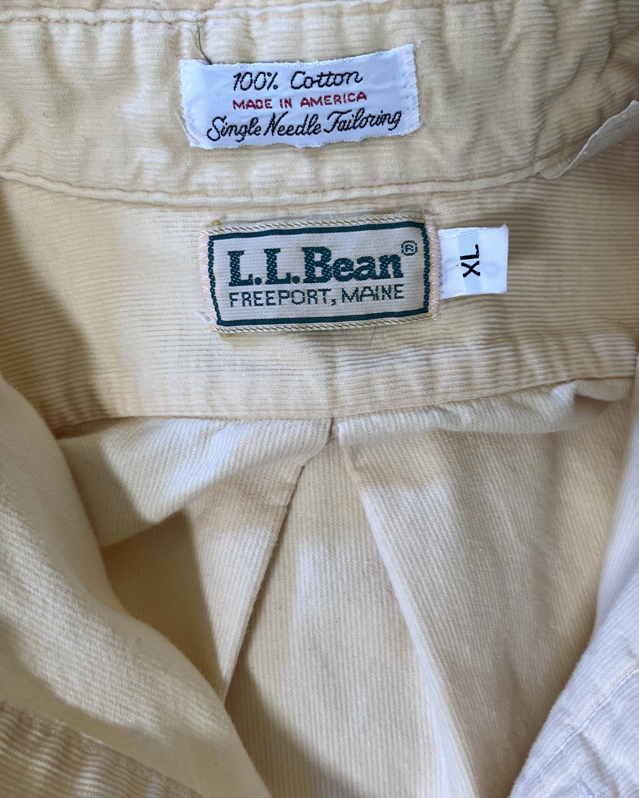 Vintage L.L. Bean Corduroy Shirt