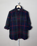 L.L. Bean Plaid Chamois Cloth Shirt - Medium