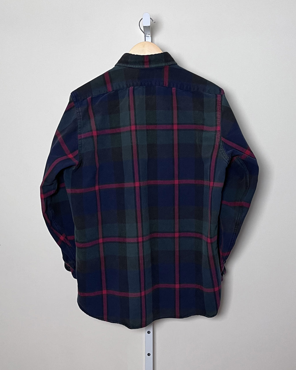 L.L. Bean Plaid Chamois Cloth Shirt - Medium