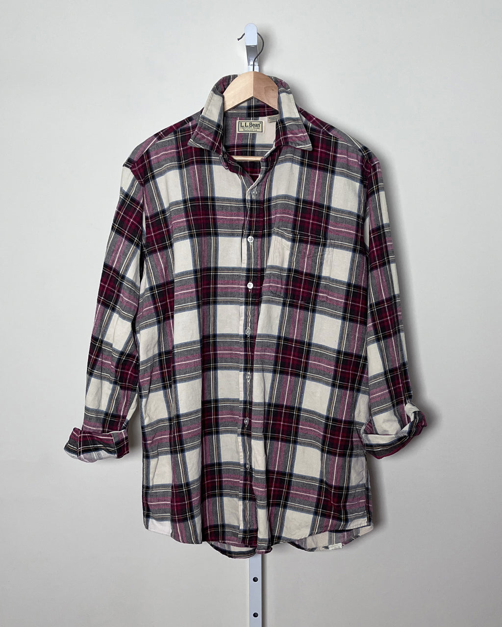 L.L. Bean Plaid Flannel Shirt - Large Tall