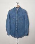 Levi's Orange Tab Denim Western Shirt - Medium