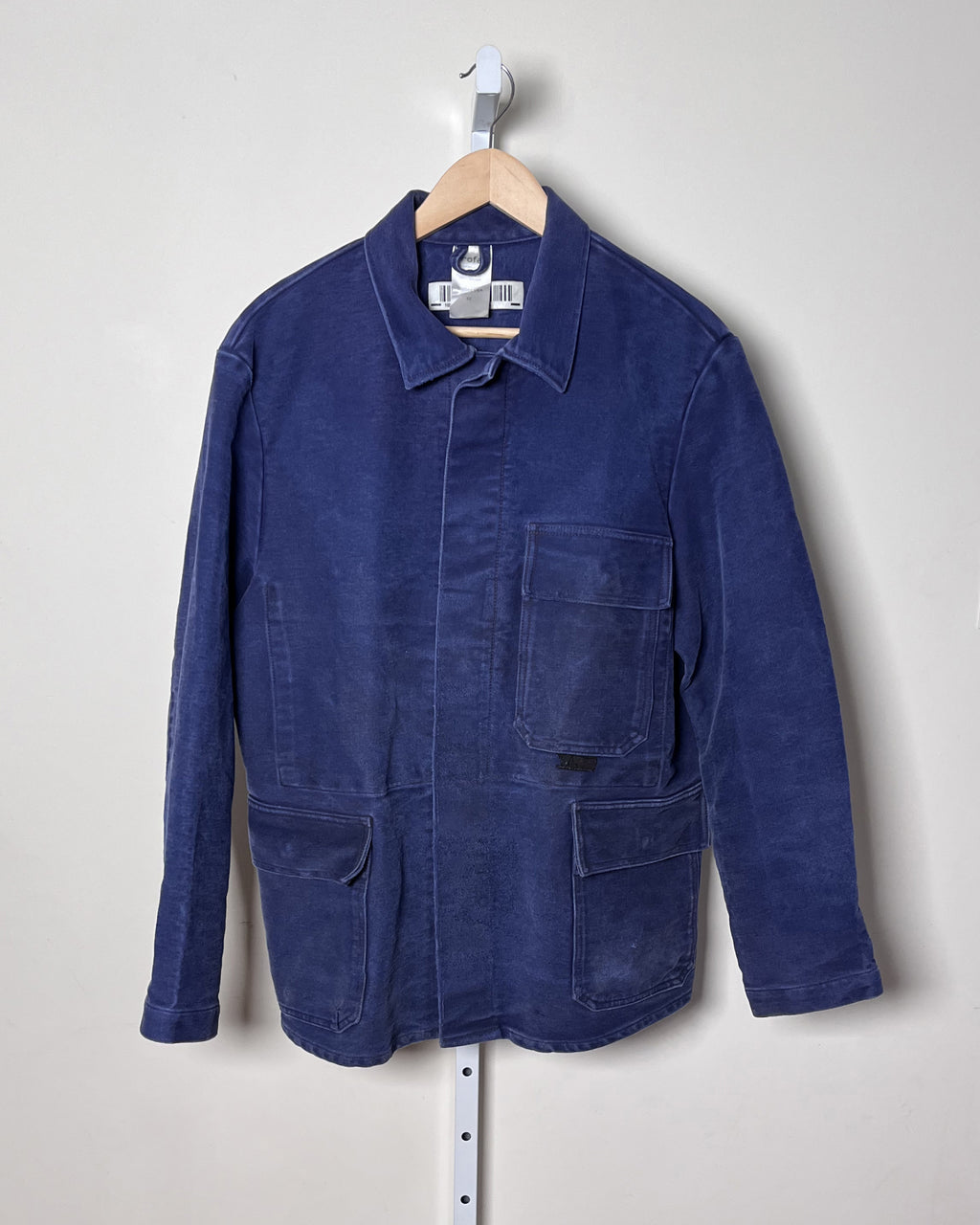 Snap-Front Moleskin Chore Coat