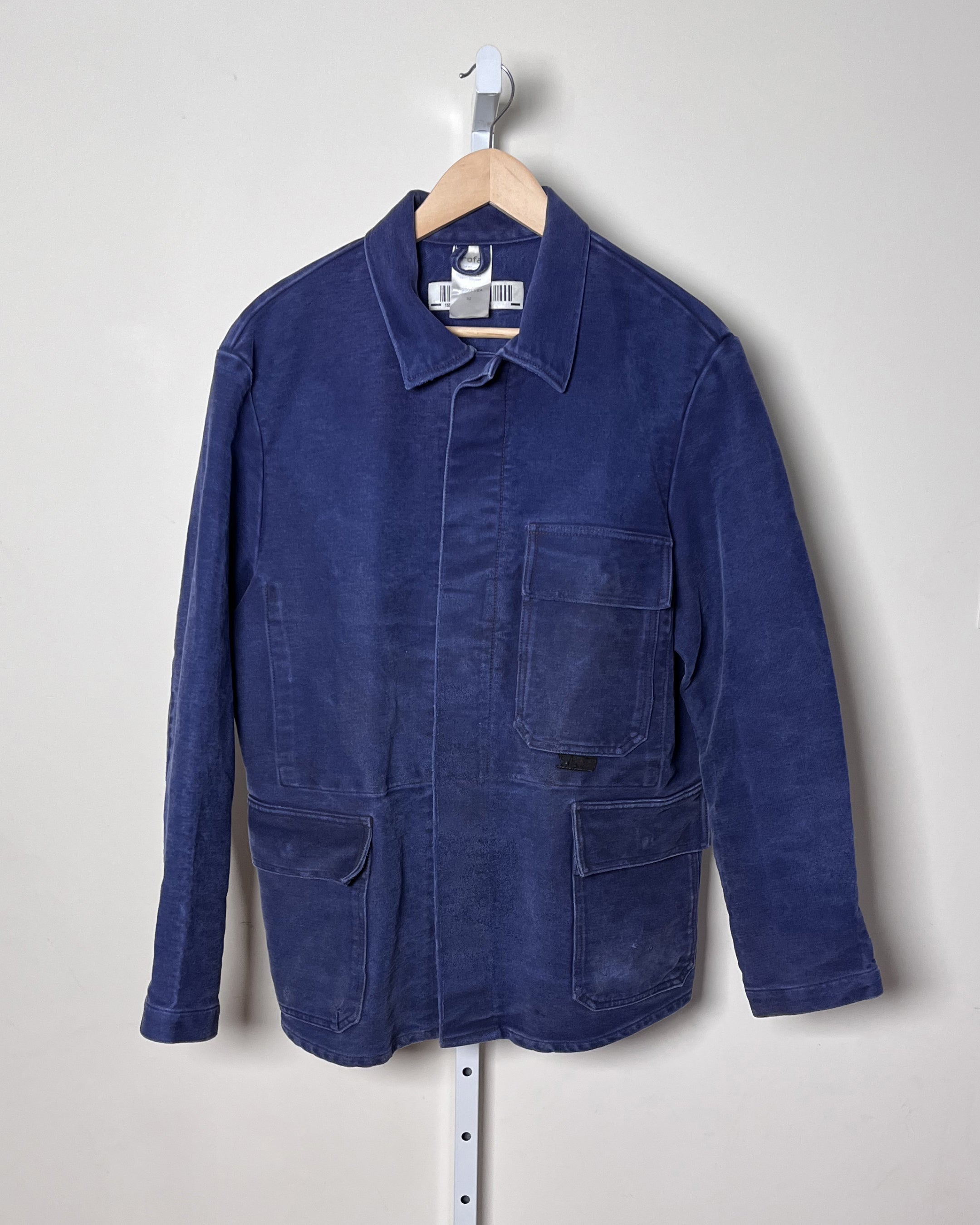 Snap-Front Moleskin Chore Coat