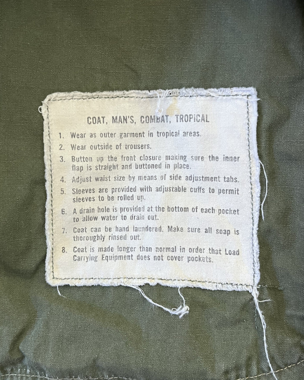 Second Pattern OG 107 Jungle Jacket
