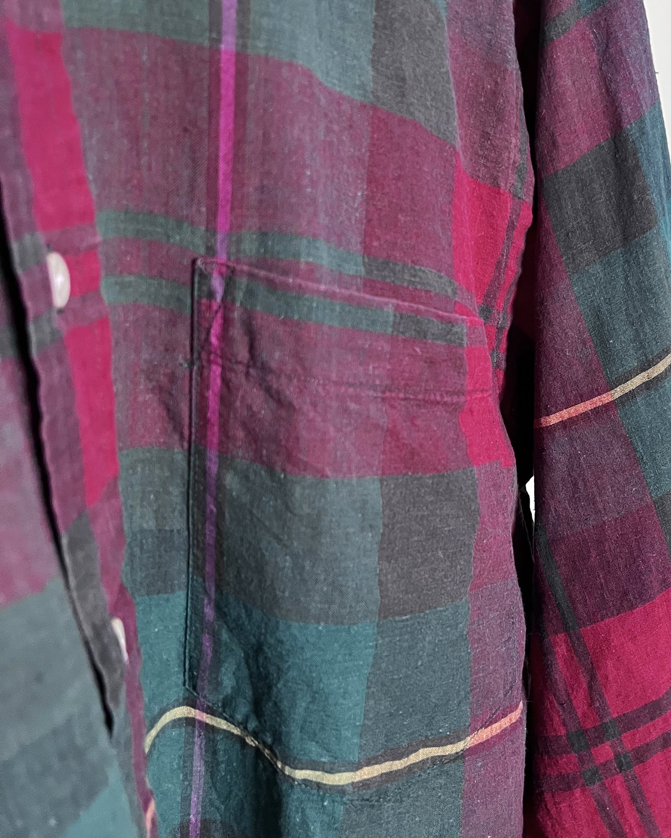 Vintage Chaps Ralph Lauren Plaid Madras Shirt - Large