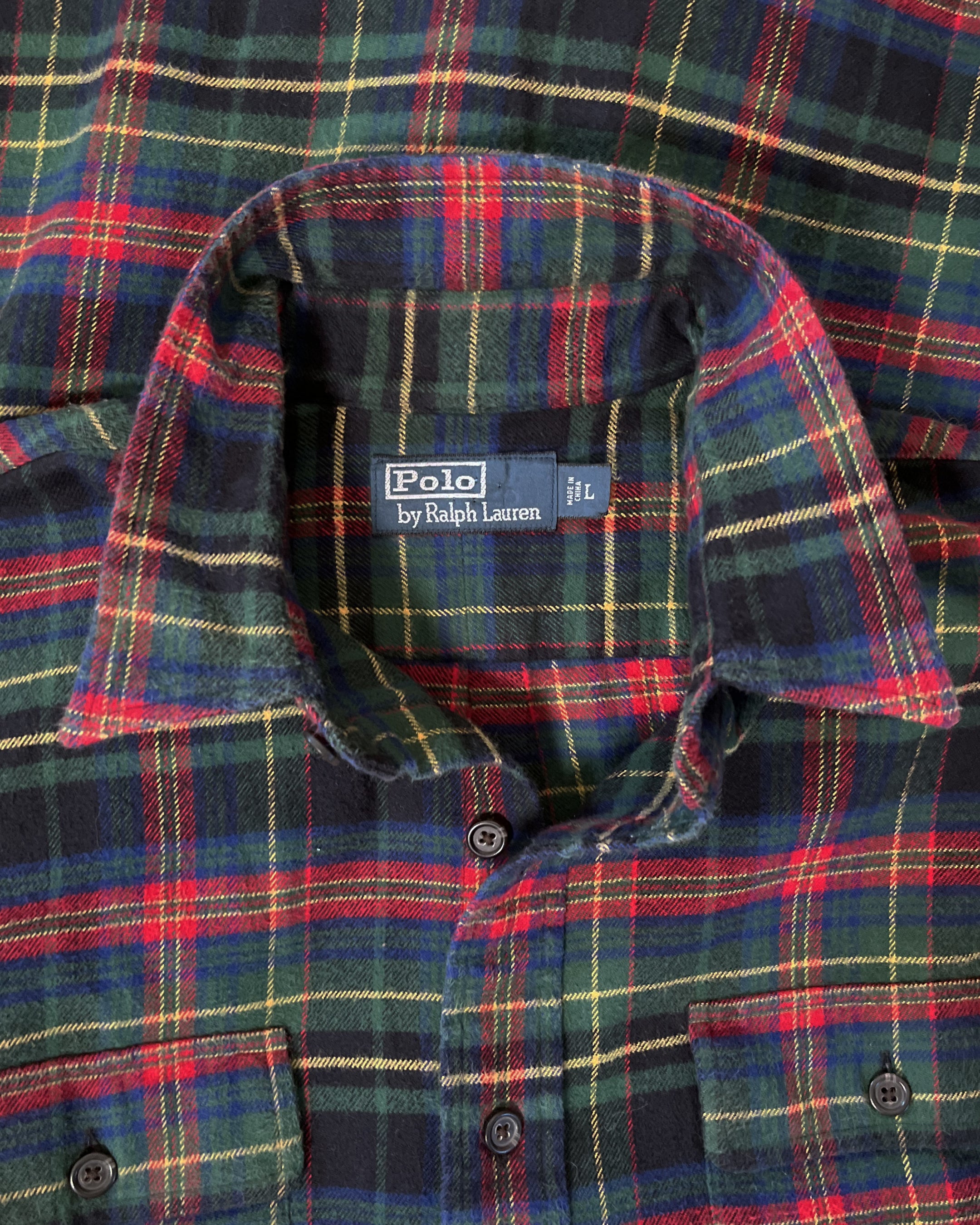 Polo Ralph Lauren Flannel Workshirt - Large
