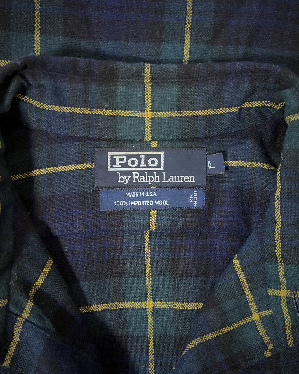 Vintage Polo Ralph Lauren Wool Work Shirt