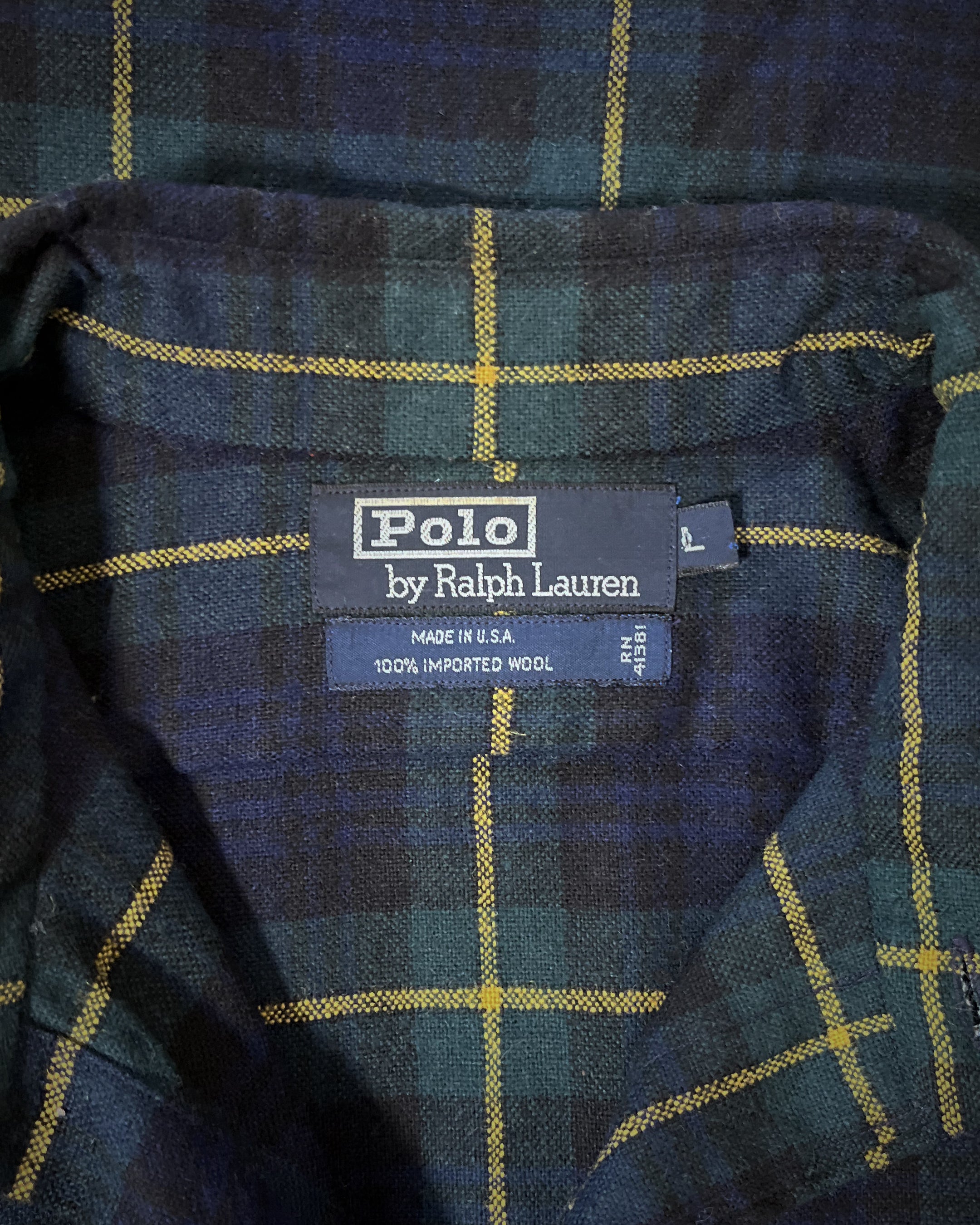 Vintage Polo Ralph Lauren Wool Work Shirt