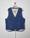 Wrangler Sherpa Lined Denim Vest