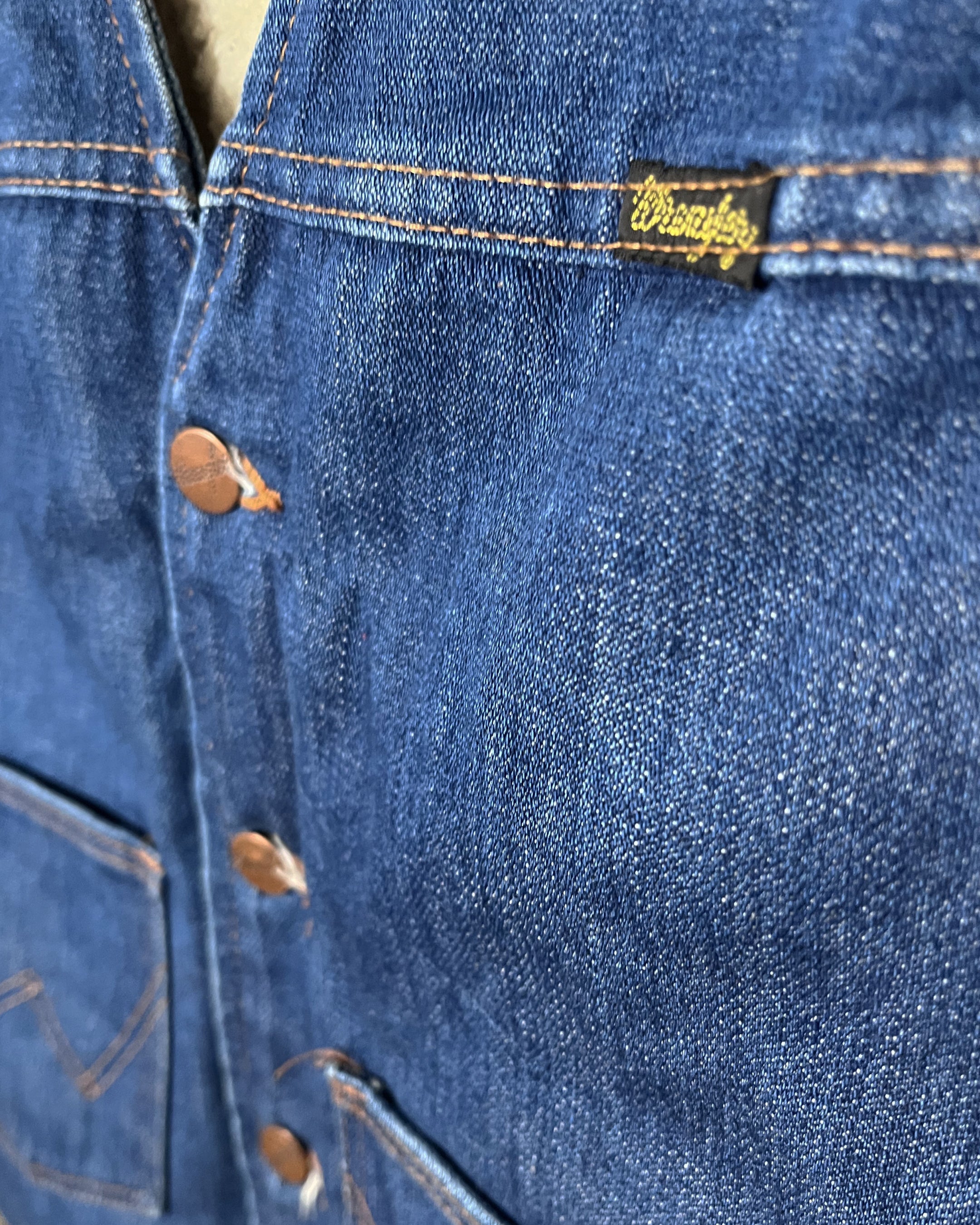 Wrangler Sherpa Lined Denim Vest